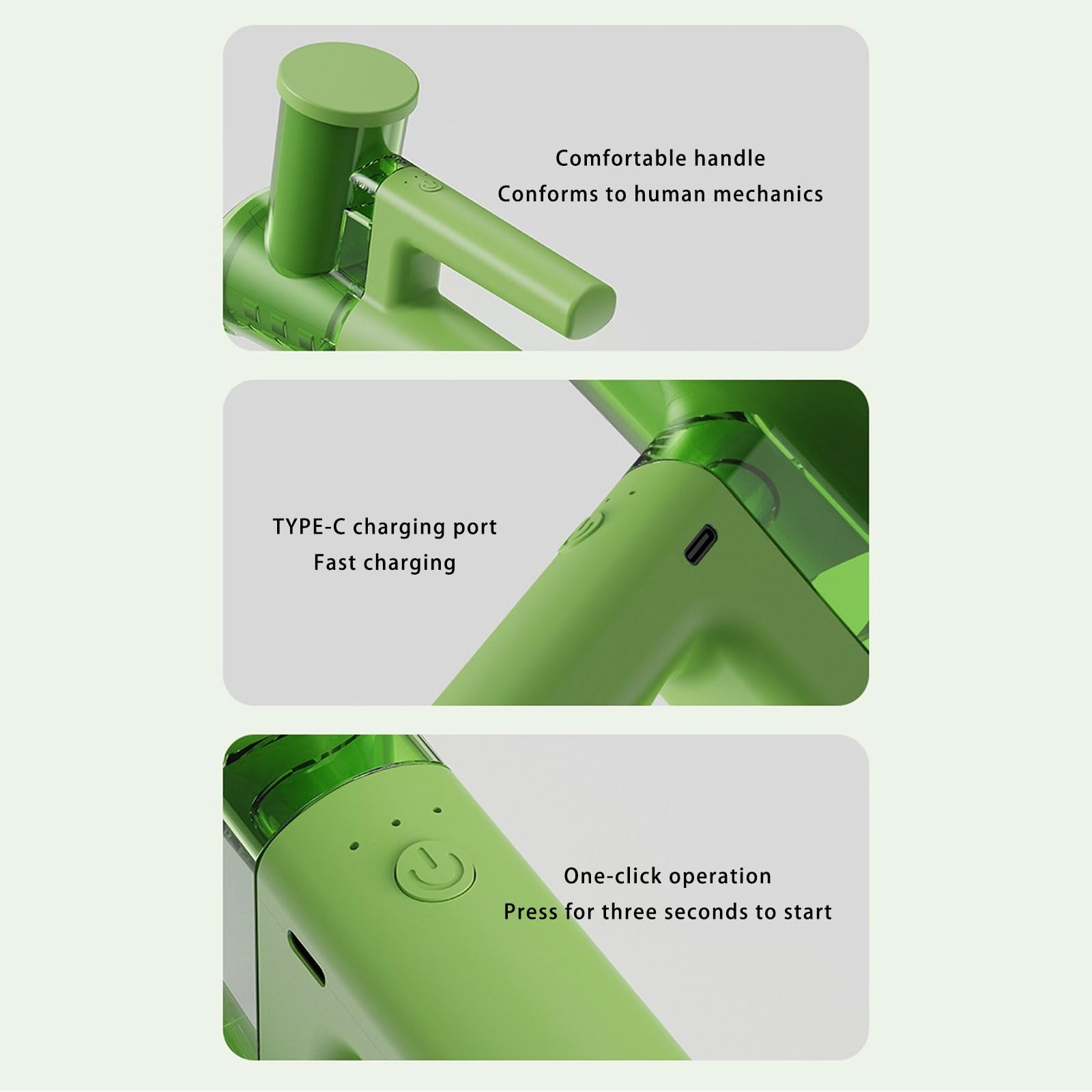 Rallador eléctrico de verduras con 3 funciones para cortar rallar y triturar, diseños seguros, herramienta de cocina fácil