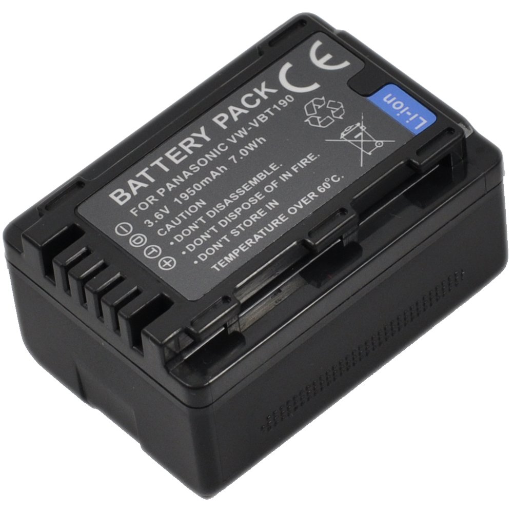 Batmax 2Packs VW-VBT380 VW-VBT190 Battery (3900mAh) Dual USB