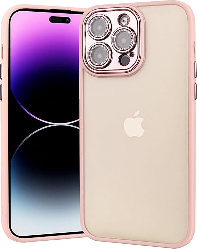 Miniatura 1 de ROTUS - Funda con purpurina para iPhone 14 Pro Max, antiamarilleo, protección integrada de lente de cámara de 6.7 pulgadas para mujeres y hombres