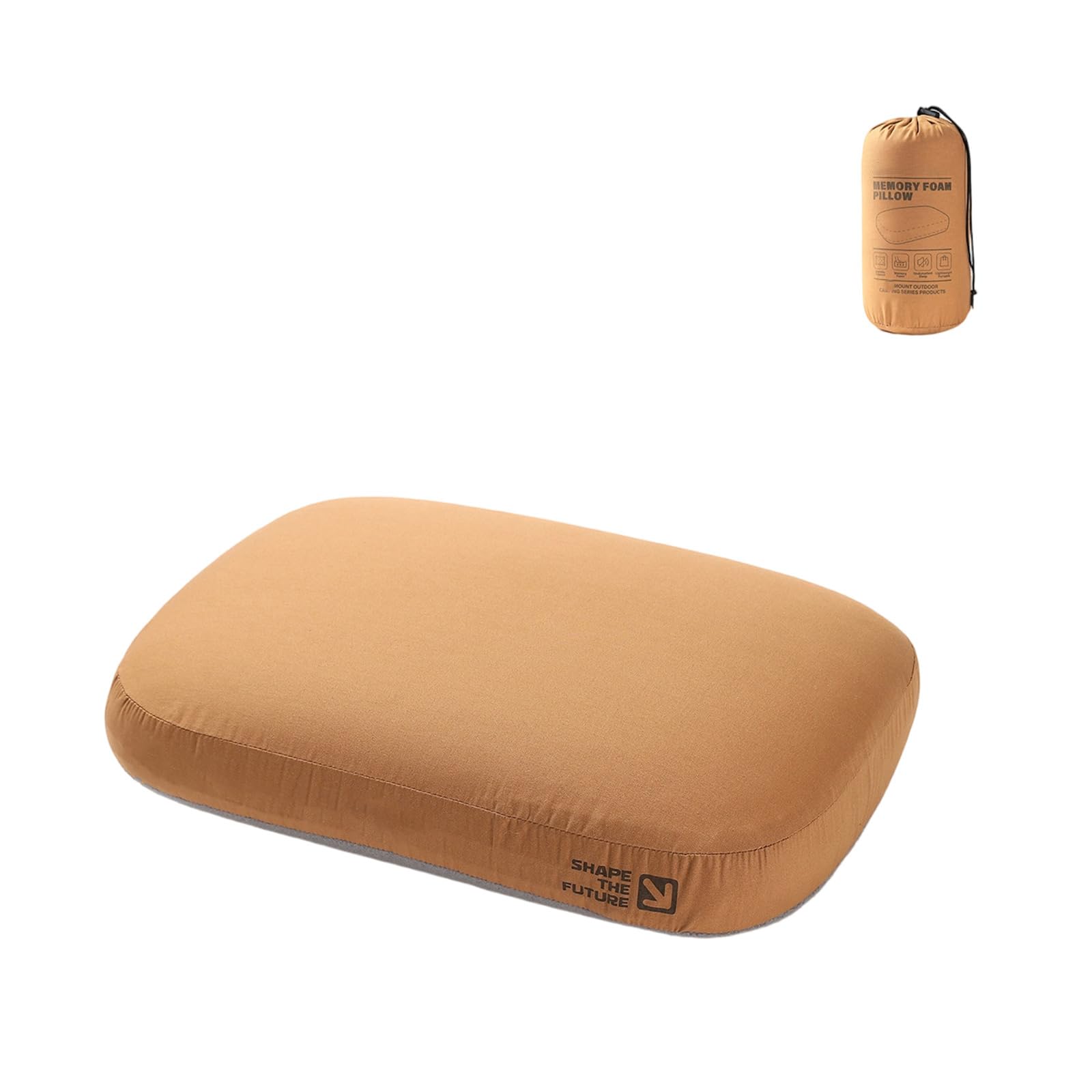 Oreillers cervicaux à rebonds lents, en Mousse à mémoire de Forme, pour Le Camping, Les Bureaux et Les Voyages, faciles à Transporter et à Nettoyer, cervicales à rebonds lents