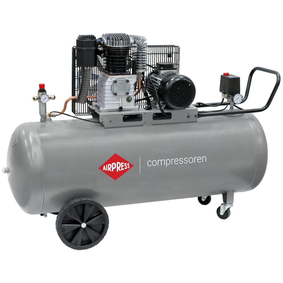 BRSF33 ® ölgeschmierter Compresor De Aire Comprimido HK 600 – 200 (3 KW, 10 bar, 200L Caldera, 400 V) Gran pistón de Compresor