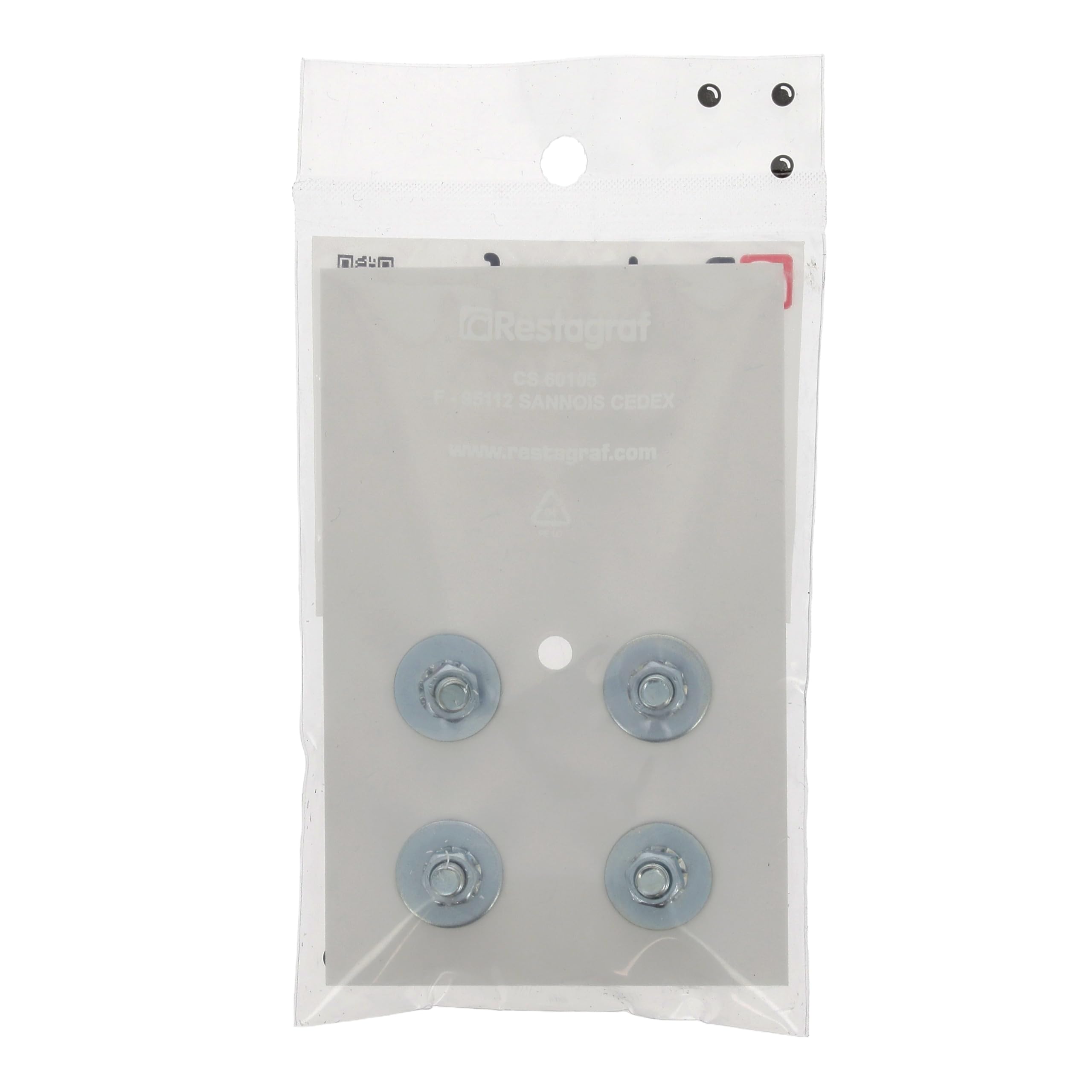 Restagraf - Cache à Visser pour Trou Fileté de Diamètre 5 à 10 mm - Bouchon de Finition - Acier Inoxydable Z11Cn18.8 - Protection pour Carrosserie, Habitacle - Réf. 997 - Sachet de 4