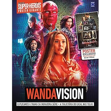 Capa do livro Superpôster Mundo dos Super-Heróis - WandaVision