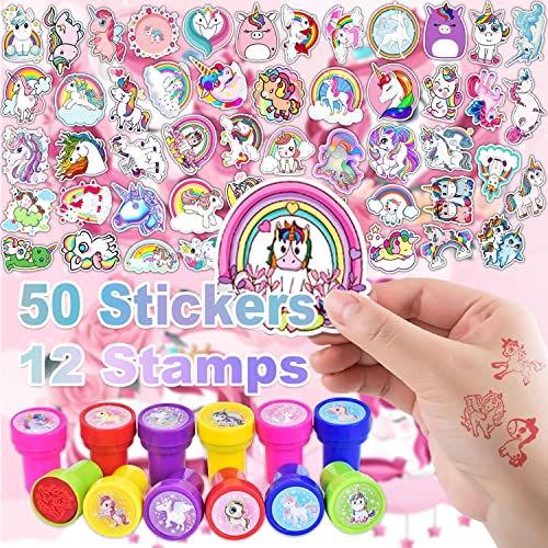 104 Pièces Anniversaire Licorne Jouet Kit Fête, Pinata Licorne, Fille Cadeau D'anniversaire, Licorne Bagues Bracelets… - Image 5