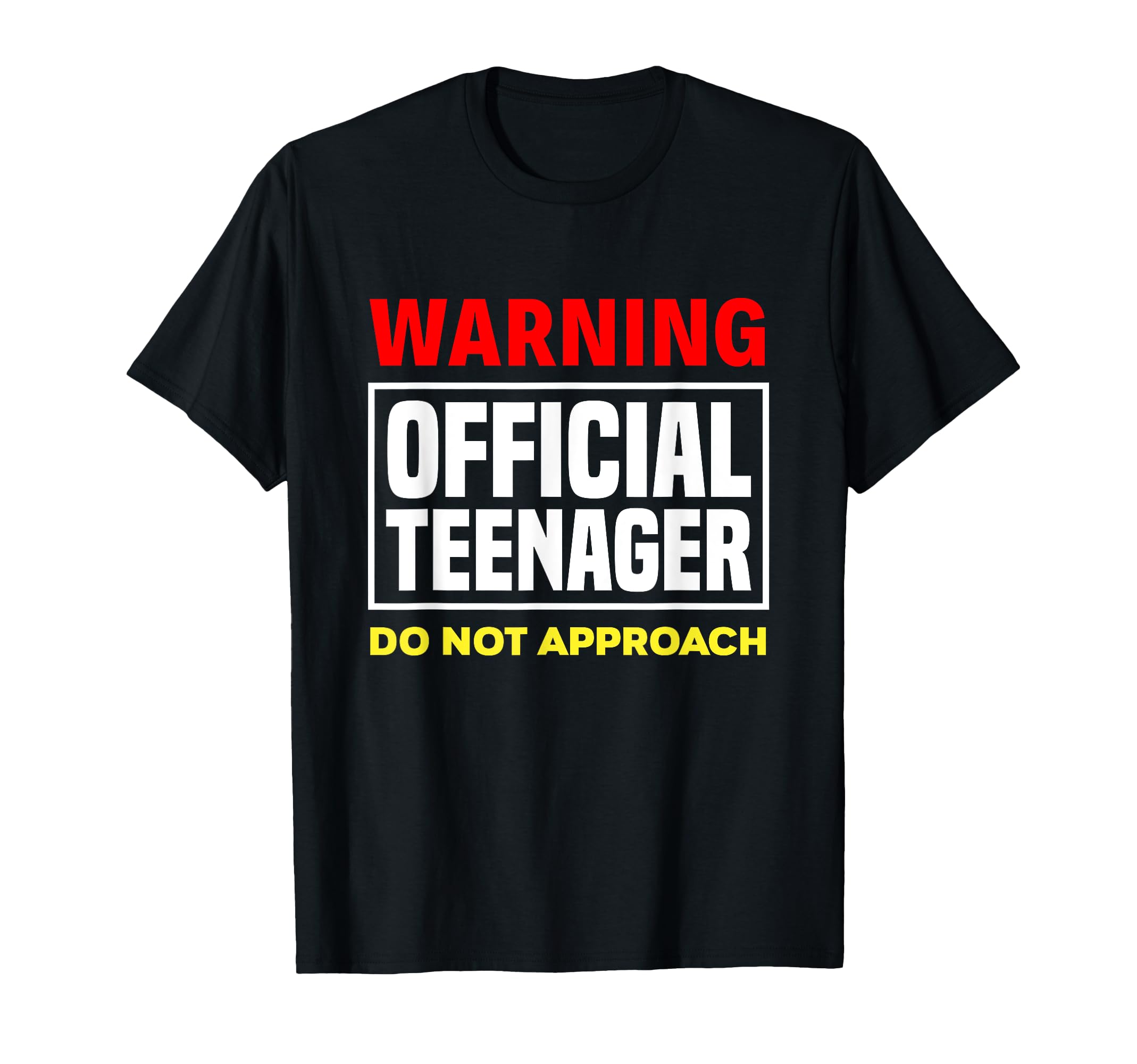 13th Birthday Fun Warning Official Teenager Do Not Approach T-Shirt