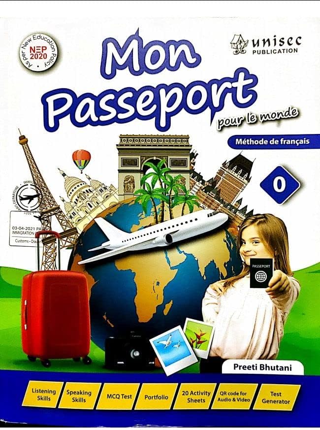 Mon Passeport - Vol. 0 | ISBN: 9789380263106 | French Textbook