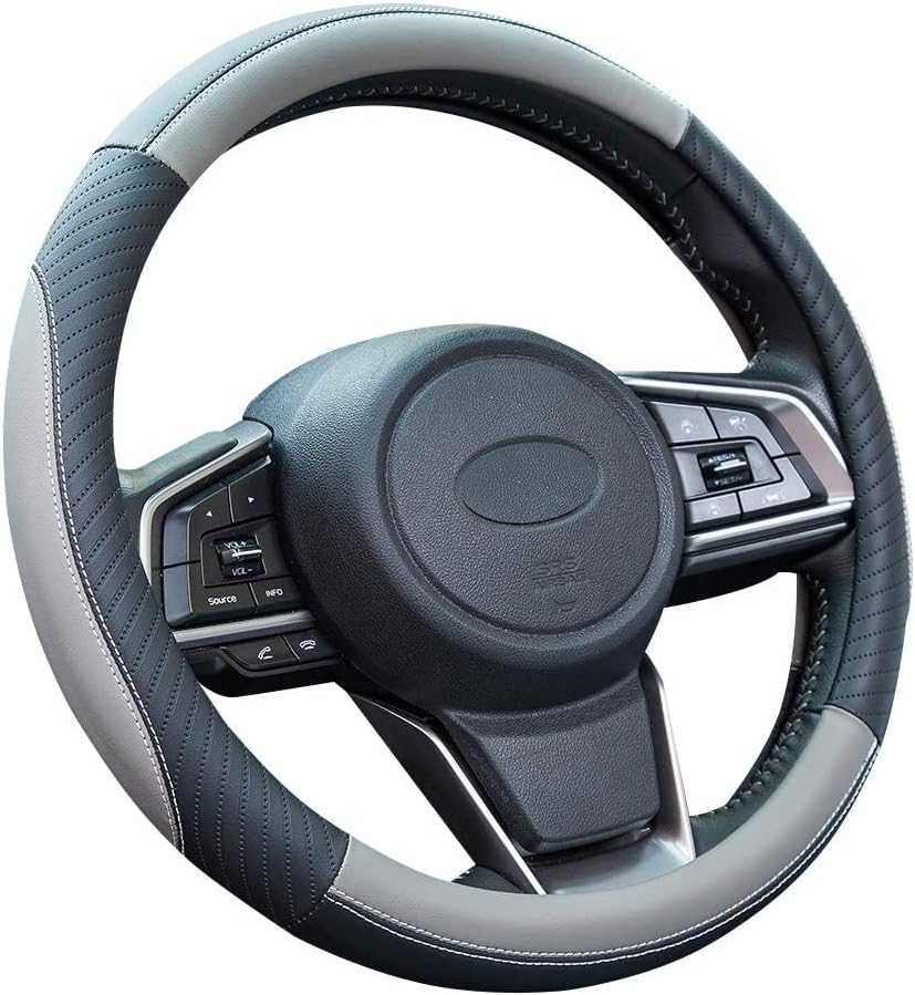 Car Steering Wheel Covers for Hyundai Palisade 7-Seater 2020 2021 2022 2023 2024 2025, Elastic Leather Breathable Antislip Protector Auto Interior Soft Durable Decor Supplies,G