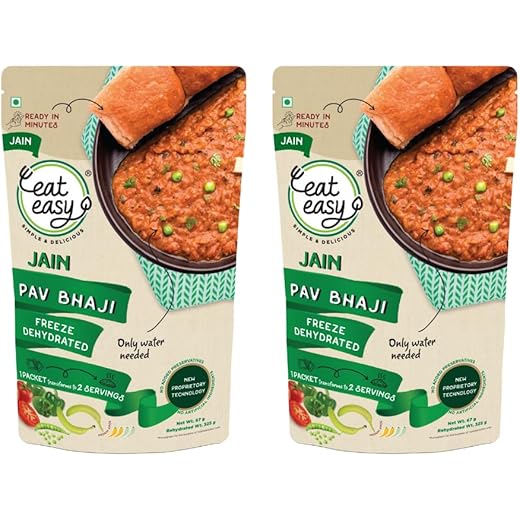 Eat Easy Jain Pav Bhaji - Travel Pack