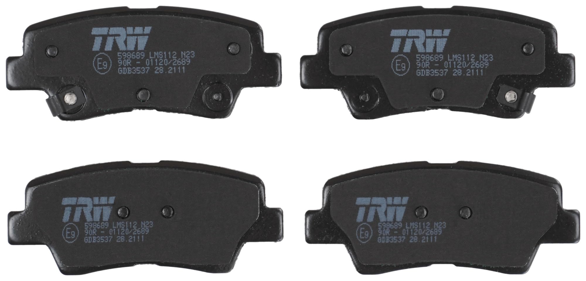 2x ✅Fits TRW GDB3537 HAM PADS.   ⭐UK Seller⭐