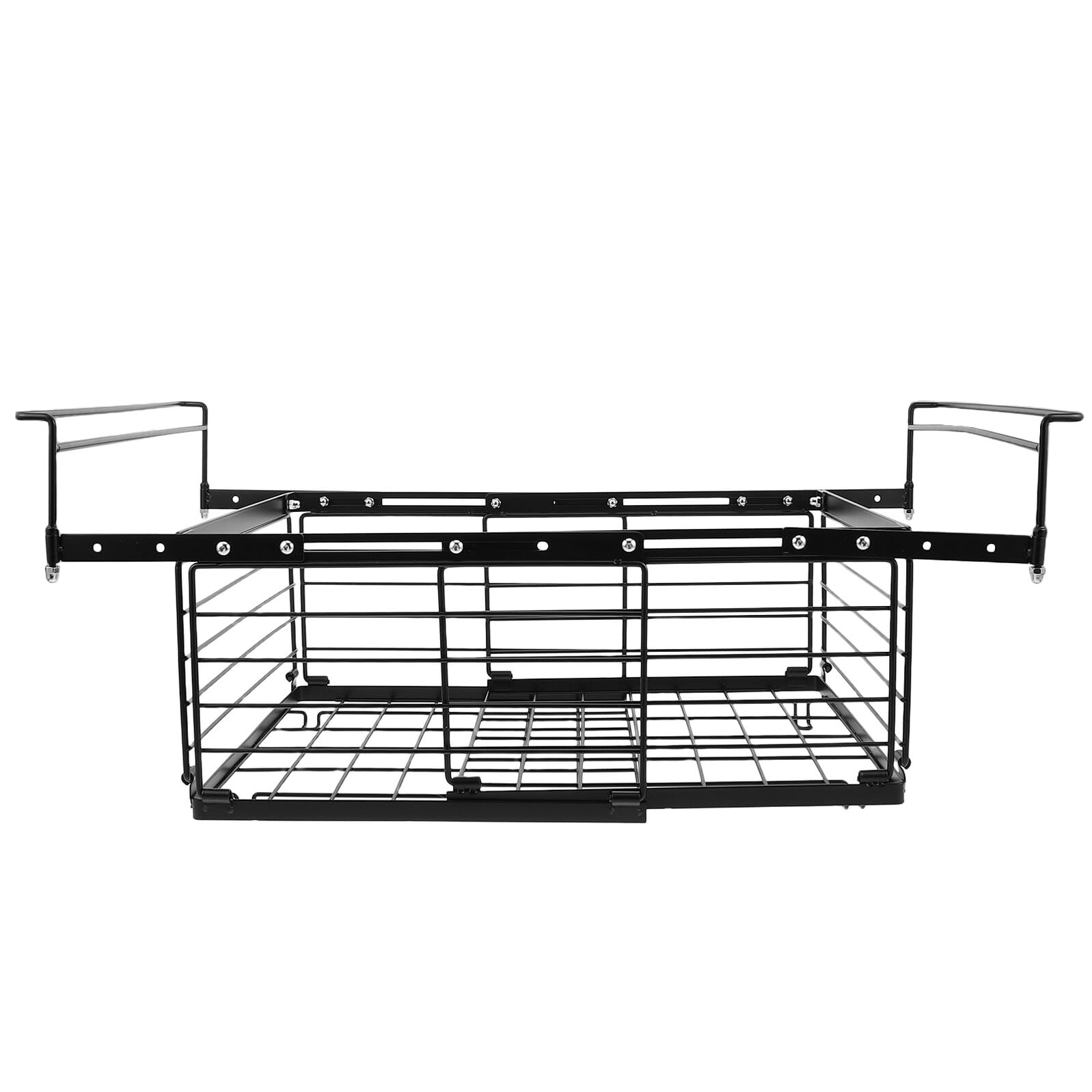 jojofuny Bac de Rangement Suspendu pour Congélateur Coffre Réglable en Fil Métallique Panier Séparateur Noir Inserts Ajustables Organisateur de Congélateur Profond Cuisine et Stockage