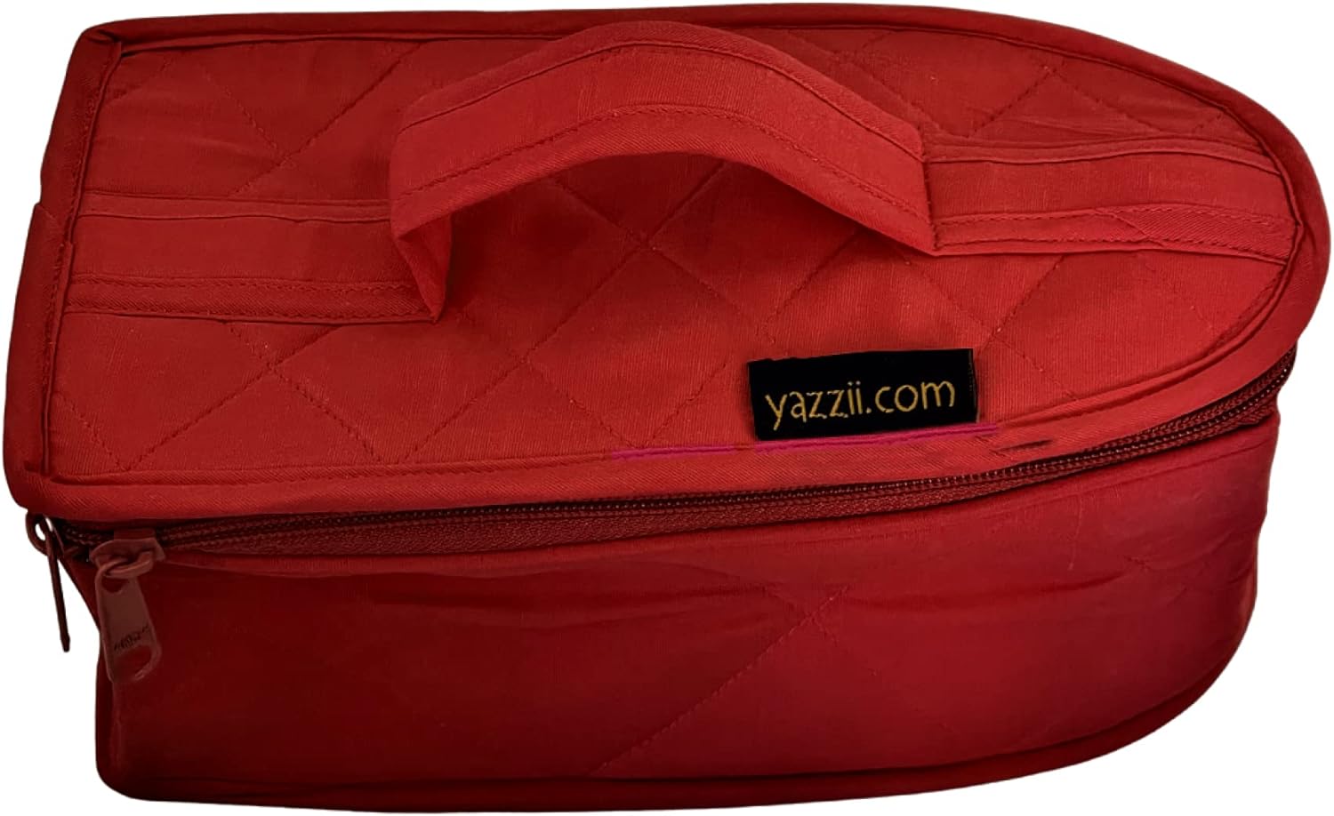 Yazzii Iron Storage Case - Iron Protective Cover - Travel Iron Holder with Handle & Zipper Closure - Iron Carrying Storage Bag - Dustproof & Easy to Carry Red