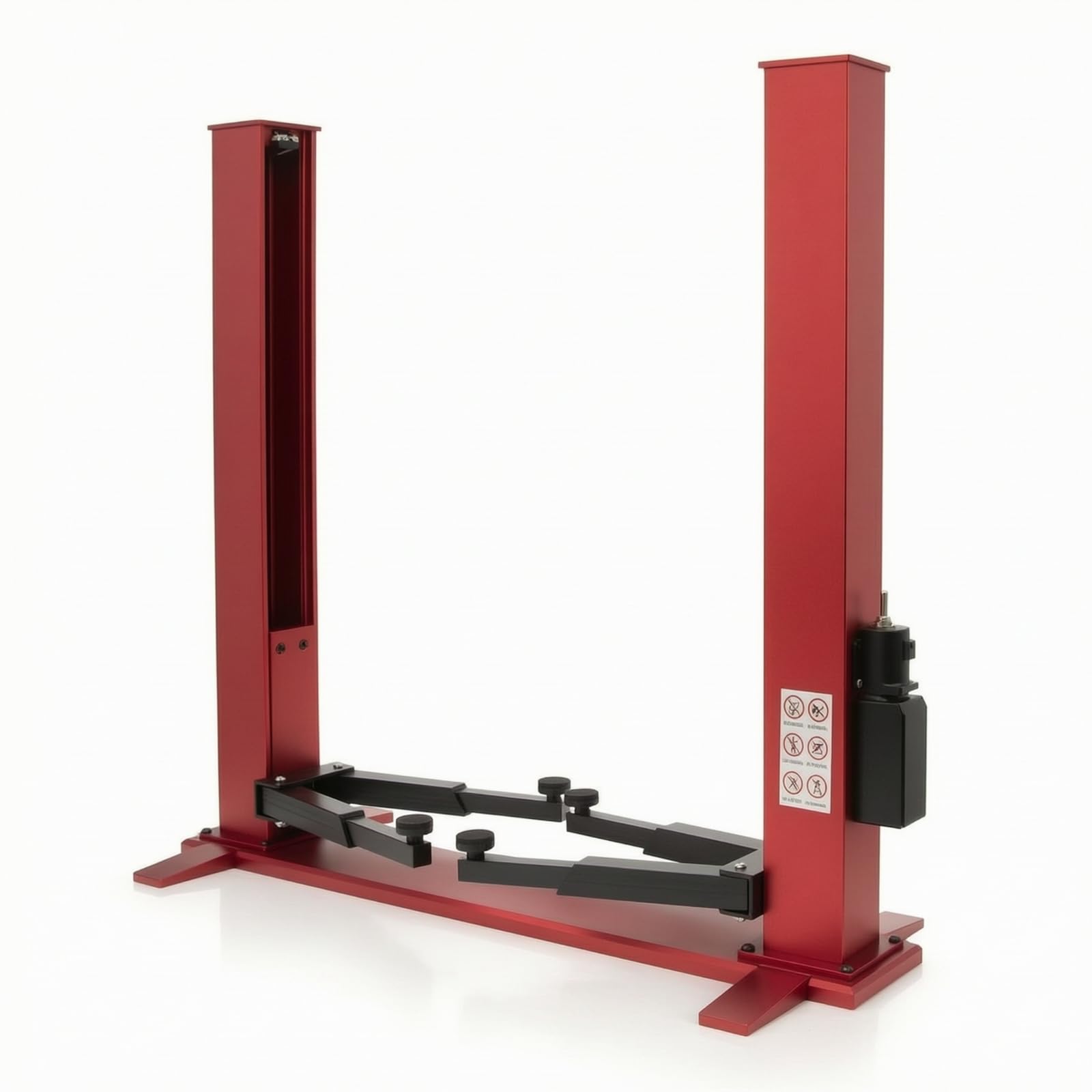 Ponte Sollevatore RC Professionale Sollevatore a Due Colonne Robusto Stazione di Riparazione per Modellisti, Rosso