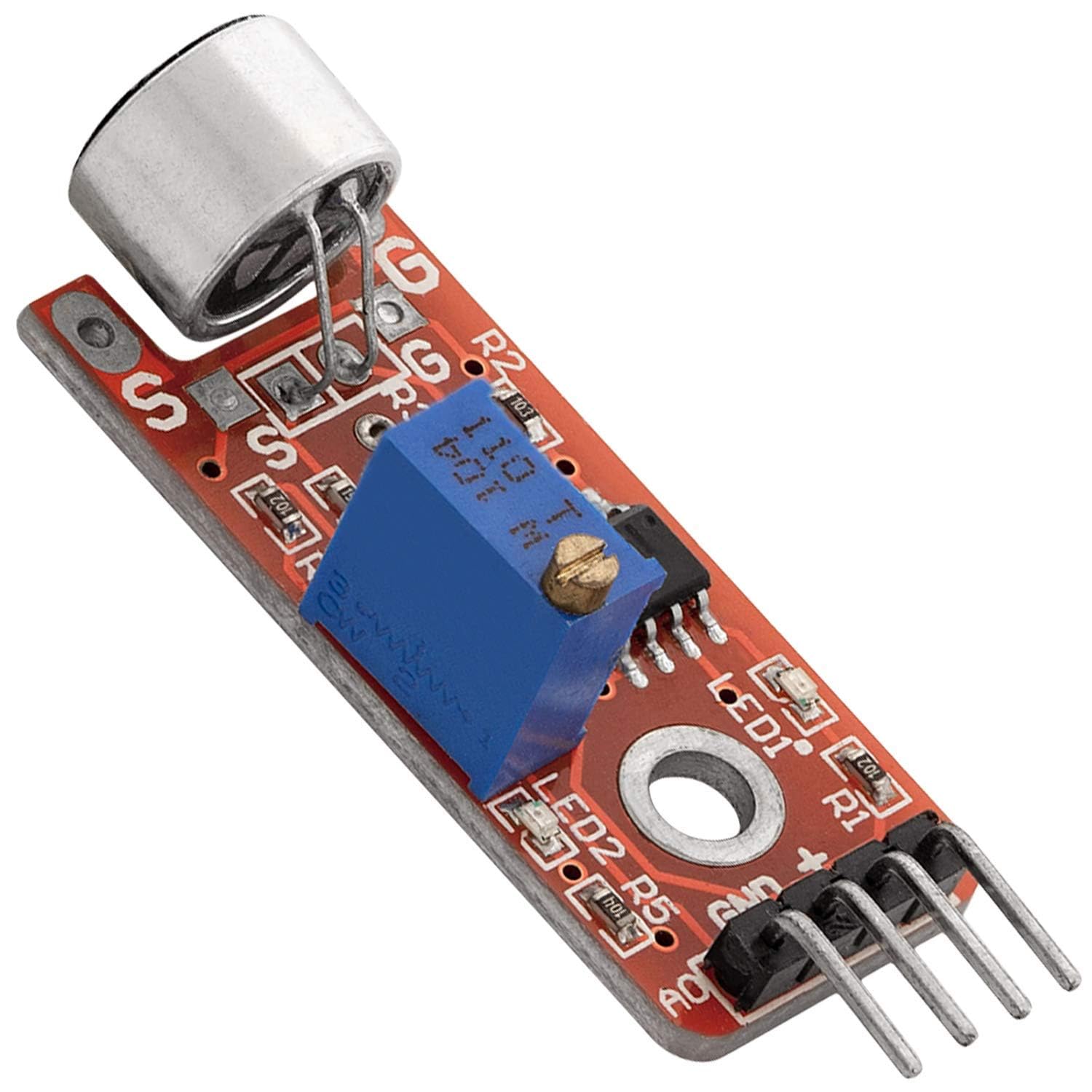Module KY-037, microphone haute sensibilité pour détection de son, compatible avec Arduino, 40 x 15 mm