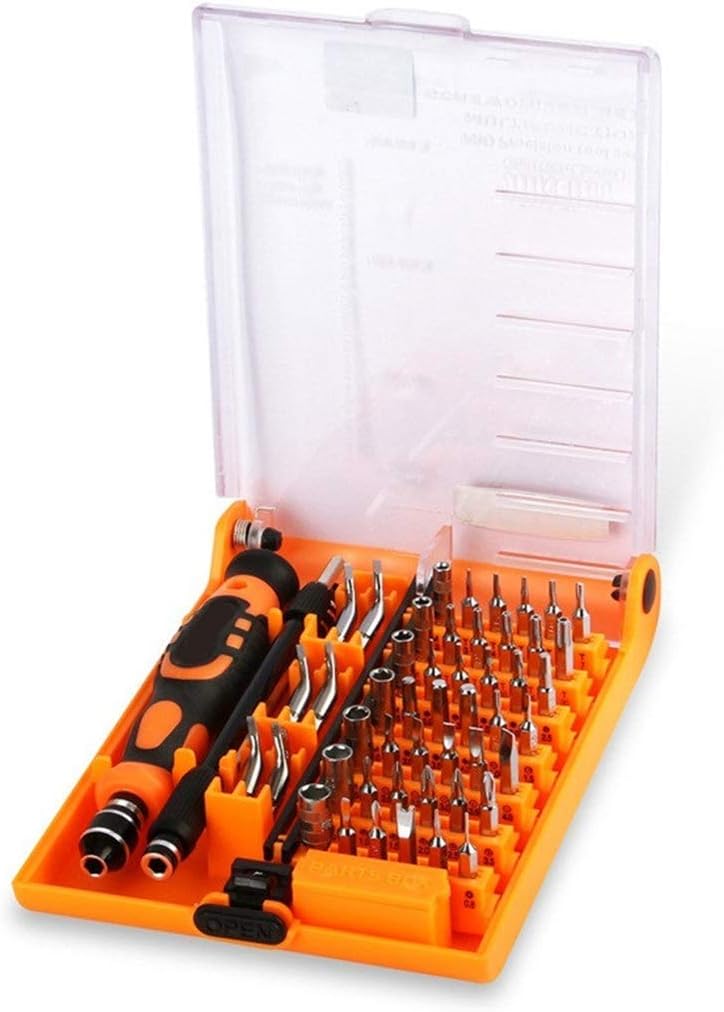 52 in 1 Precision Screwdriver Set DIY Repair Tools Kit to Fixing iPhone Laptop Watches Glasses and Other Electronics, Small Screwdriver Kit with Case Tool Drill Bit