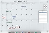 Vista 20 de Audio-Visual Direct - Juego de pizarra de vidrio magnética de borrado en seco