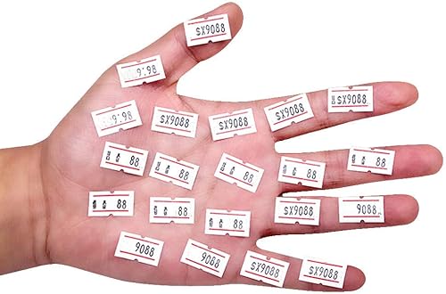 Miniatura 9 de Kit de máquina etiquetadora de precios Rojo