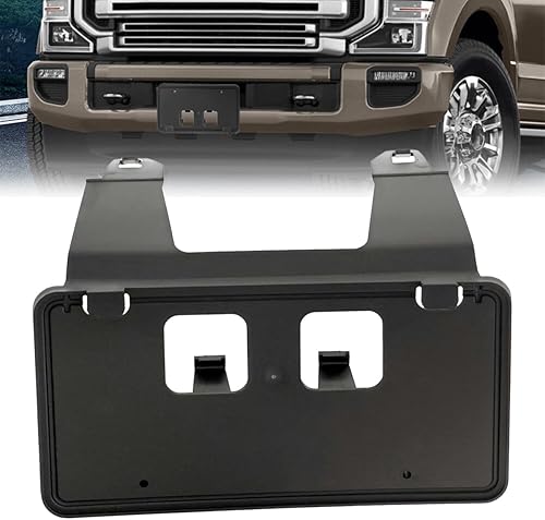 Soporte de matrícula frontal para Ford F250 F350 Super Duty LC3Z-17A385-AB 2020 2021 2022
