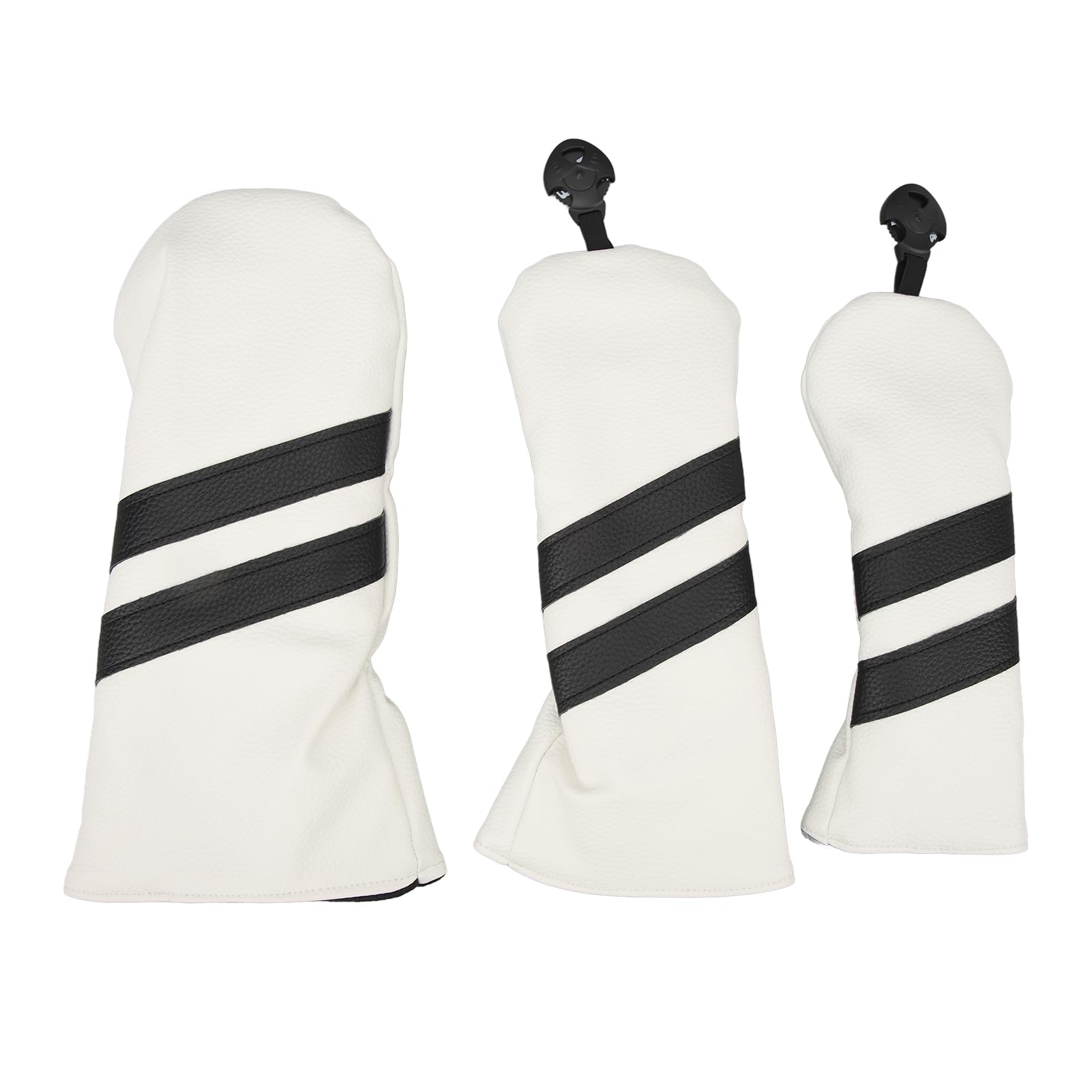 Club Headcover PU -Fahrer -Headcover Wood Fairway Hybrid Staubdestellter Rotatable -Etiketten -Tag Club -Beschützer für Sport im Freien