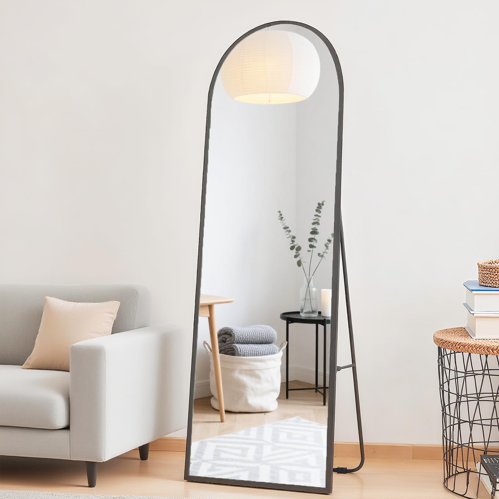 Arched Floor Mirror