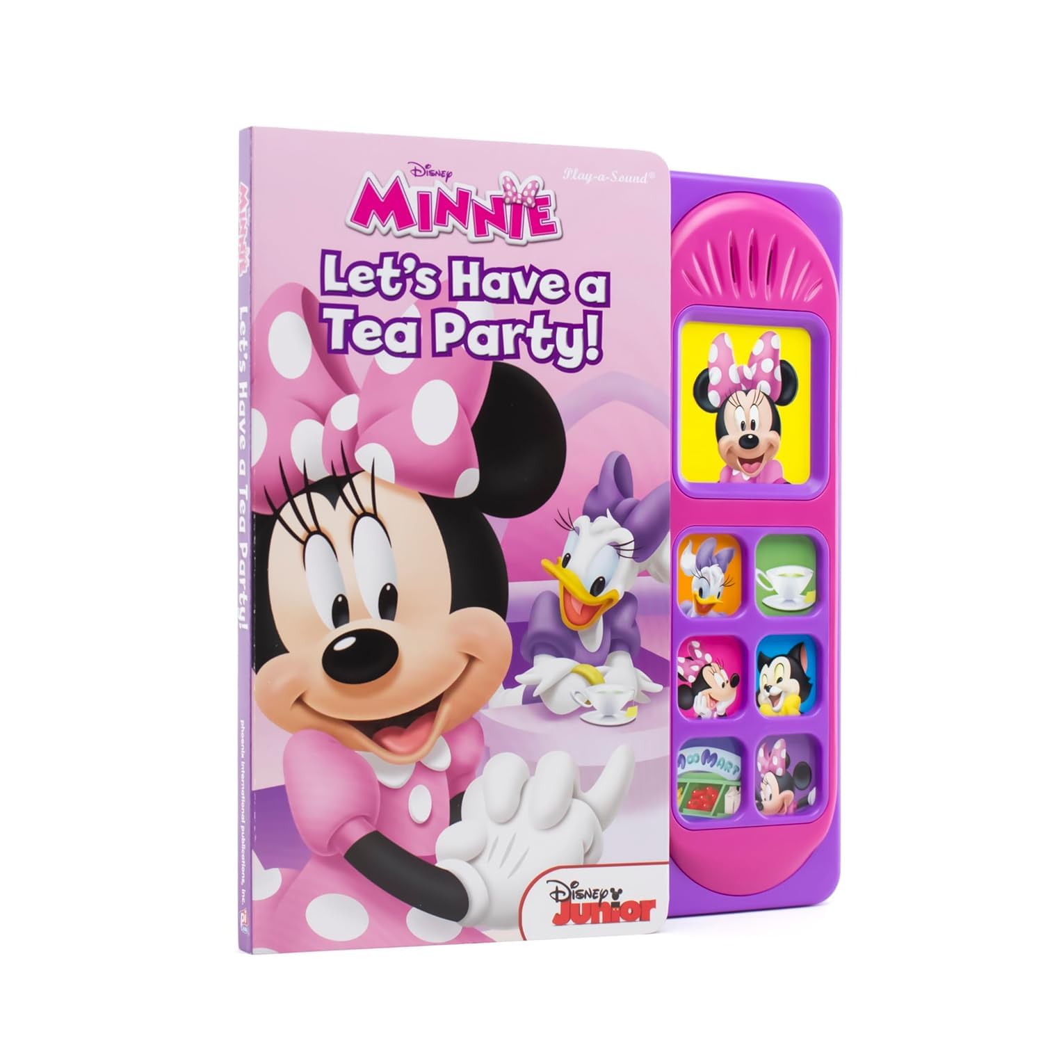 Libro sonoro di Minnie Mouse per più piccoli, set di libri di attività Disney con un libro sonoro di apprendimento interattivo più adesivi, molto altro | Regali di Minnie e amici per bambini