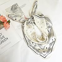 Vista 212 de FONYVE - Pañuelo de satén sedoso de tamaño mediano para mujer, cuadrado, 27.5 x 27.5 pulgadas