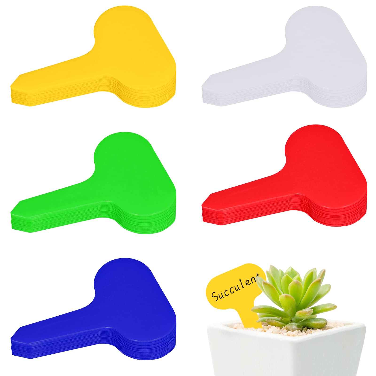 Lot De 100 étiquettes De Jardin Imperméables En T, étiquettes Pour