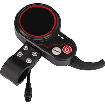 Cocoarm 48V TF-100 Display 48V TF-100 Meter Instrument 6 Pin Communication Scooter Display LCD Screen USB Charging Speed Gear Power Mode with Connector for M4