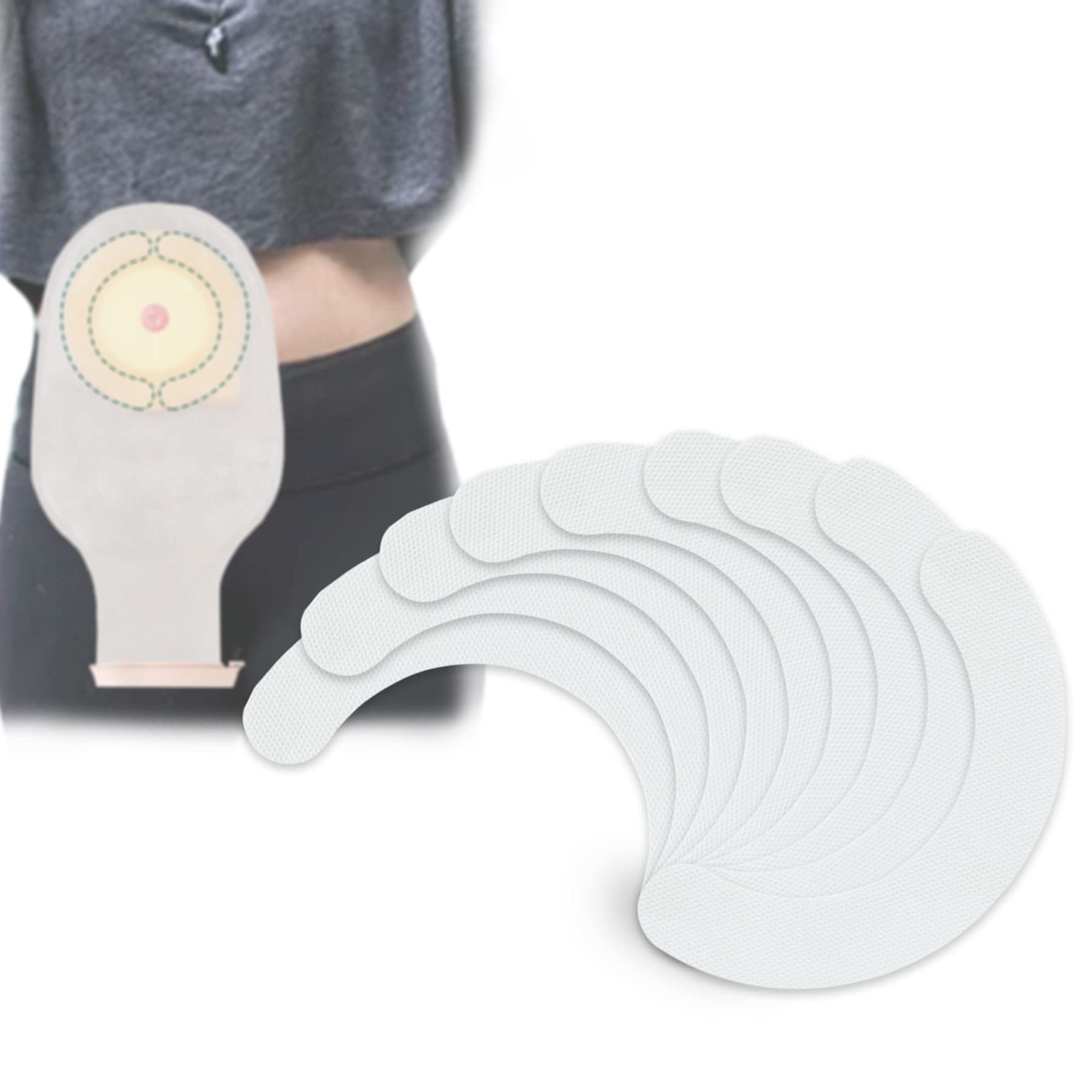 Buy Ostomy Barrier Strip [20 Pieces], Skin Barrier Strips for Colostomy
