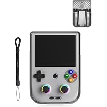 Case for ANBERNIC RG 406V Game Console,daunke Shockproof,Scratch Proof,Portable Durable,Slim & Lightweight Soft TPU,Transparent black