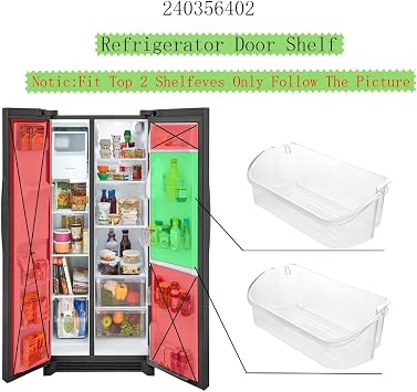 FFSS2615TS0/5 FFSS2625TS0 LGHX2636TF0 Top Door Shelf for Frigidaire Gallery