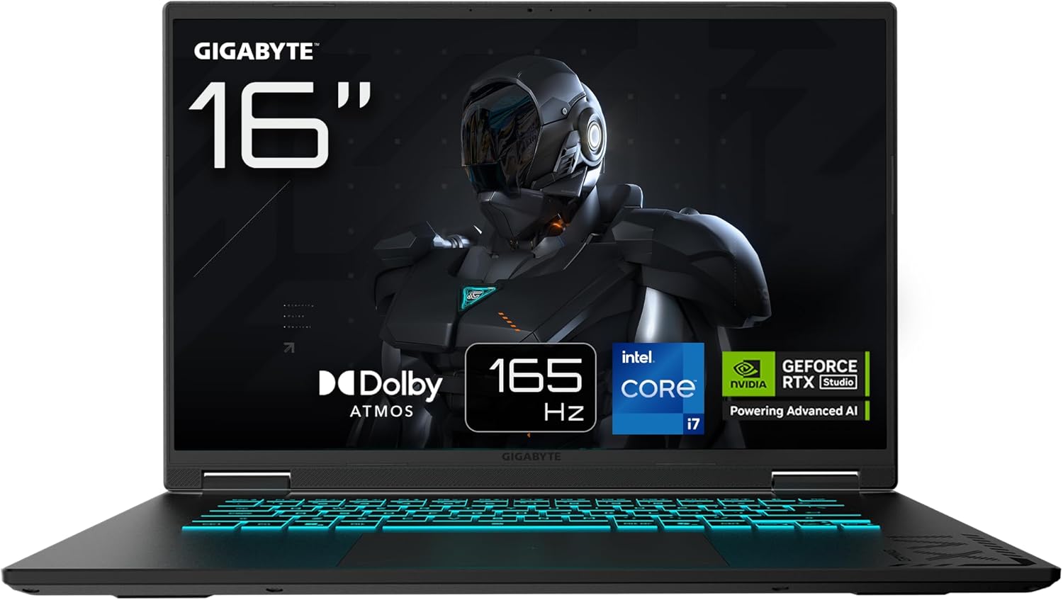 GIGABYTE GAMING A16 CWH Gaming Notebook, 16 inç 165Hz FullHD 16:10 Ekran, Intel Core i7-13620H, NVIDIA GeForce RTX 5070, 16 GB DDR5 RAM, Dolby Atmos, Free DOS, CWHI3TR894SD