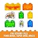 Jelly Blox Construction Site Set | Includes 75 Pieces | Toddler & Preschool Building Blocks Kids Can Squeeze, Stretch, Squish | MESH ACCREDITED | Safety Tested & Ouch-Free | Sensory Play Toy Ages 2+