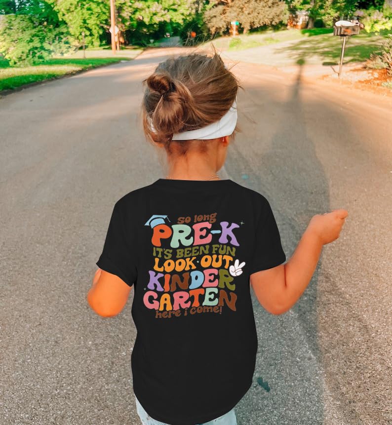 Image of Pre-K Graduation Shirt: Toddler Girls Boys Last Day of School T-Shirt Kids 2026 Preschool Graduation Gift Tops