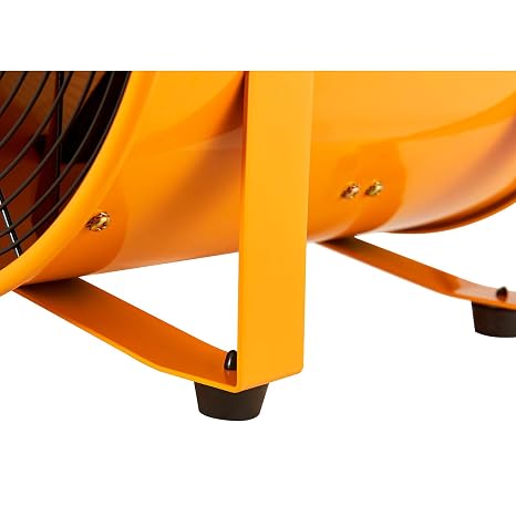 Global Industrial Portable Ventilation Fan, 12 Diameter Confined Space Blower Fan, 2 Speed, 1640 CFM, 3/8 HP, 10'L GFCI Power Cord, 120V, 14-1/2L x 13 W x 16-1/2H