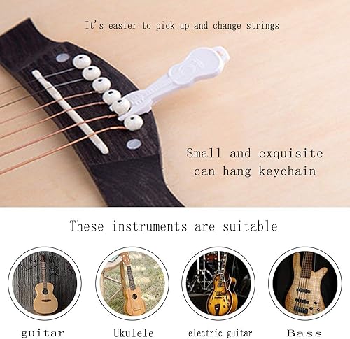 Miniatura 6 de Kimlong - Calcomanías para diapasón de guitarra, calcomanías de notas codificadas por colores, para diapasón, trastes, mapa, para principiantes,