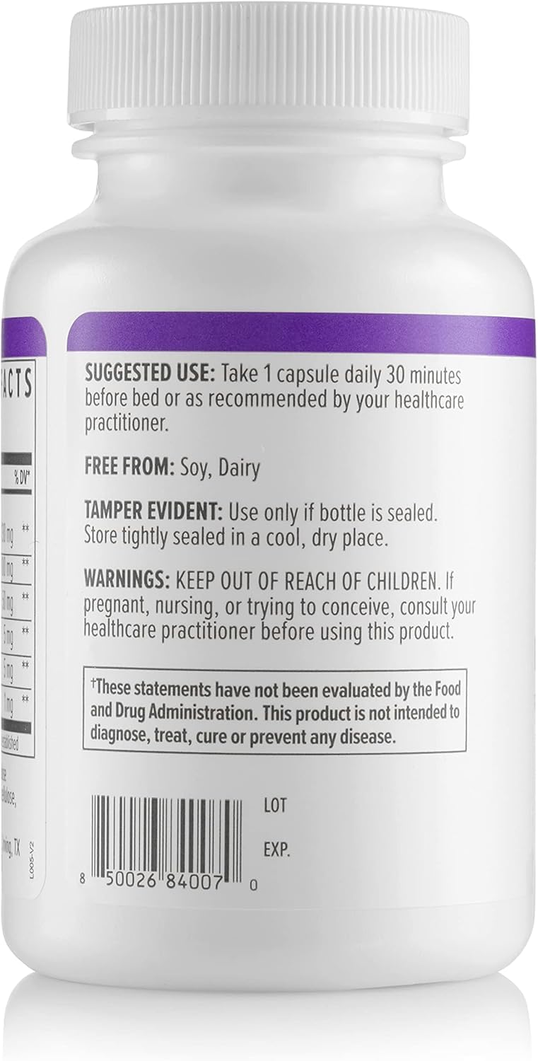 Biote Nutraceuticals - Best Night Sleep - Restfulness + Awake Refreshed (60 Capsules) — Amazon image 6