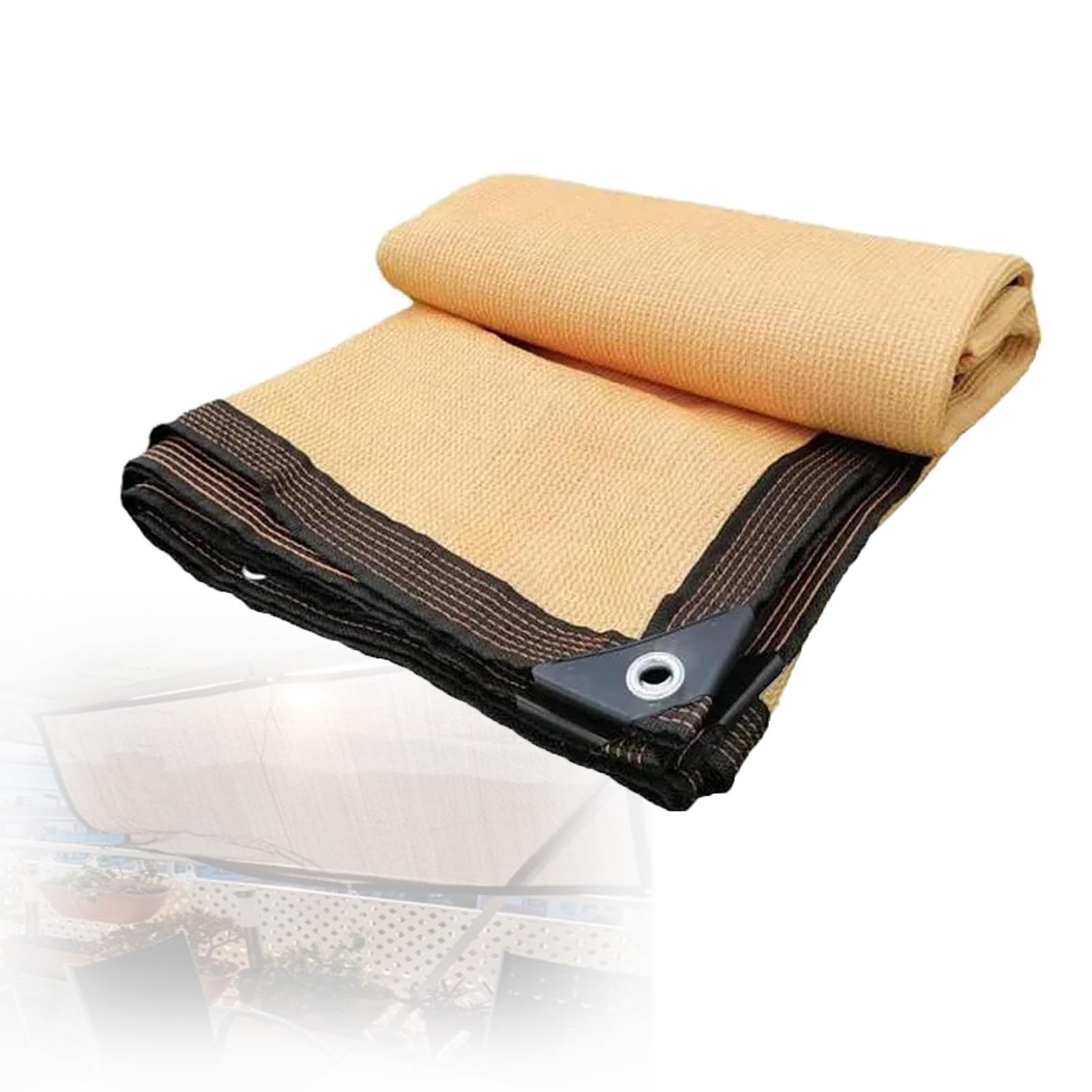 Malla de Sombreo Red de Sombra Toldo 95% Exterior con Ojales Protección UV | Sombreadora Polietileno HDPE Alta Densidad para Jardín Invernadero Pérgola Patio Balcón y Gallinero