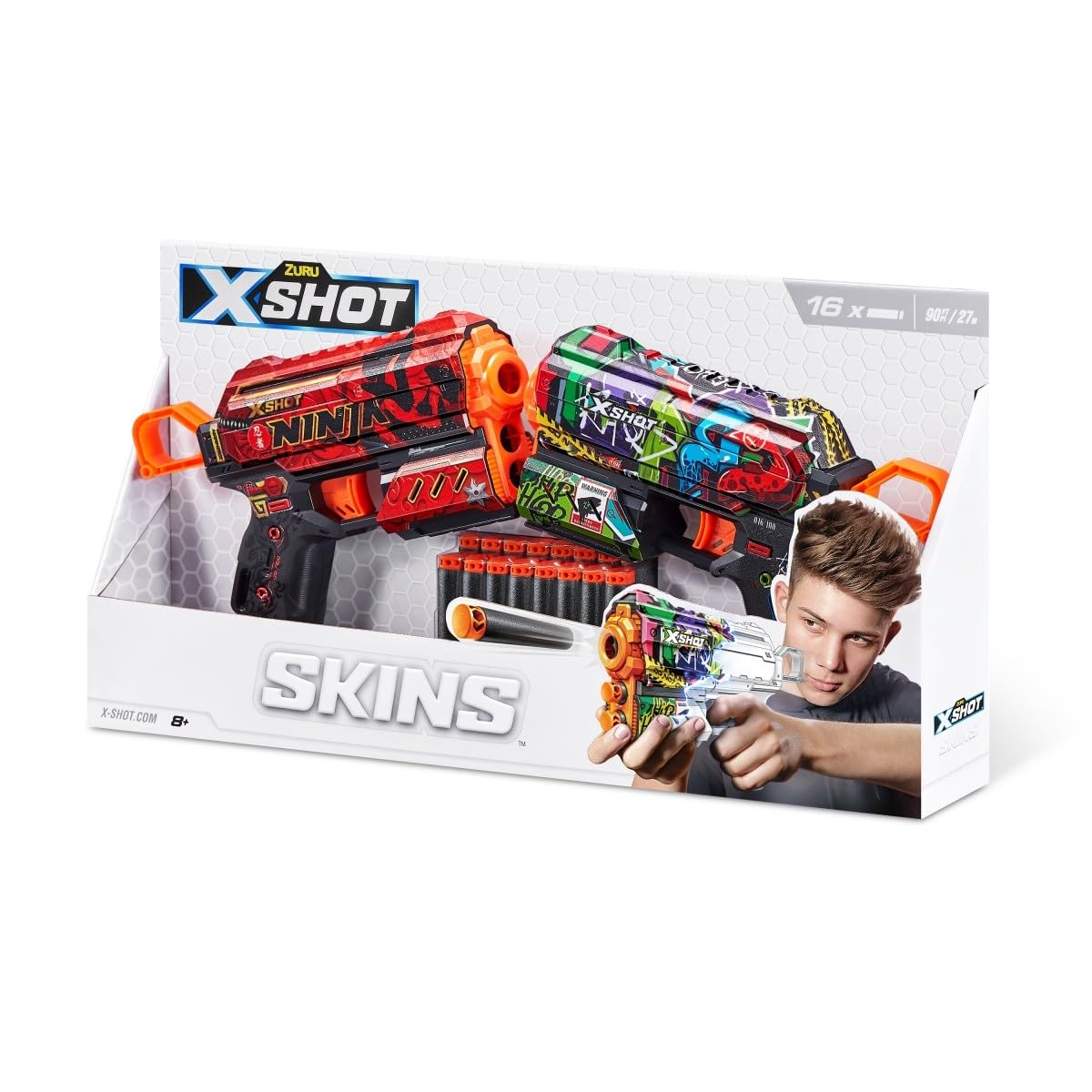 X-Shot -Excel Skin Flux 2pack