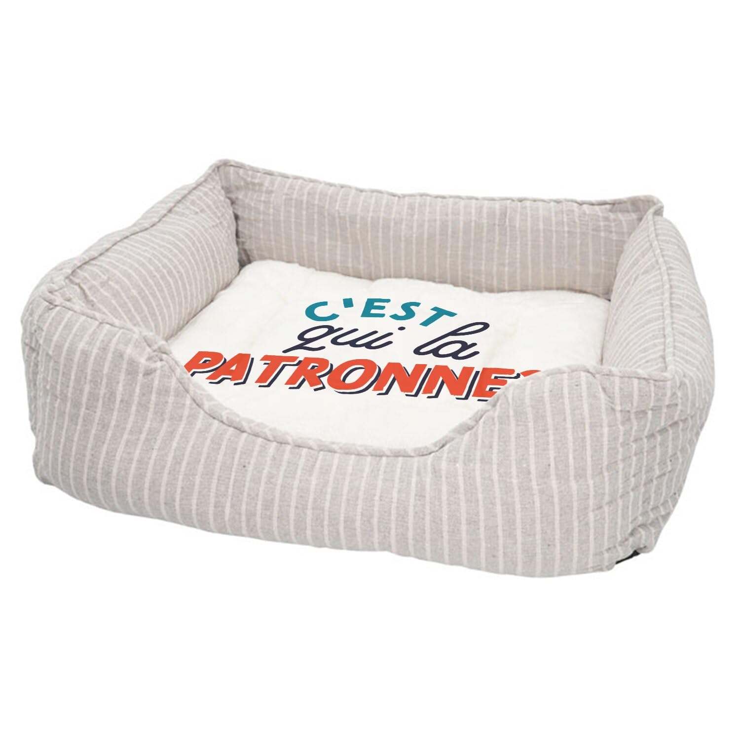 Panier pour chien et chat lit confortable avec coussin lavable base antidérapante