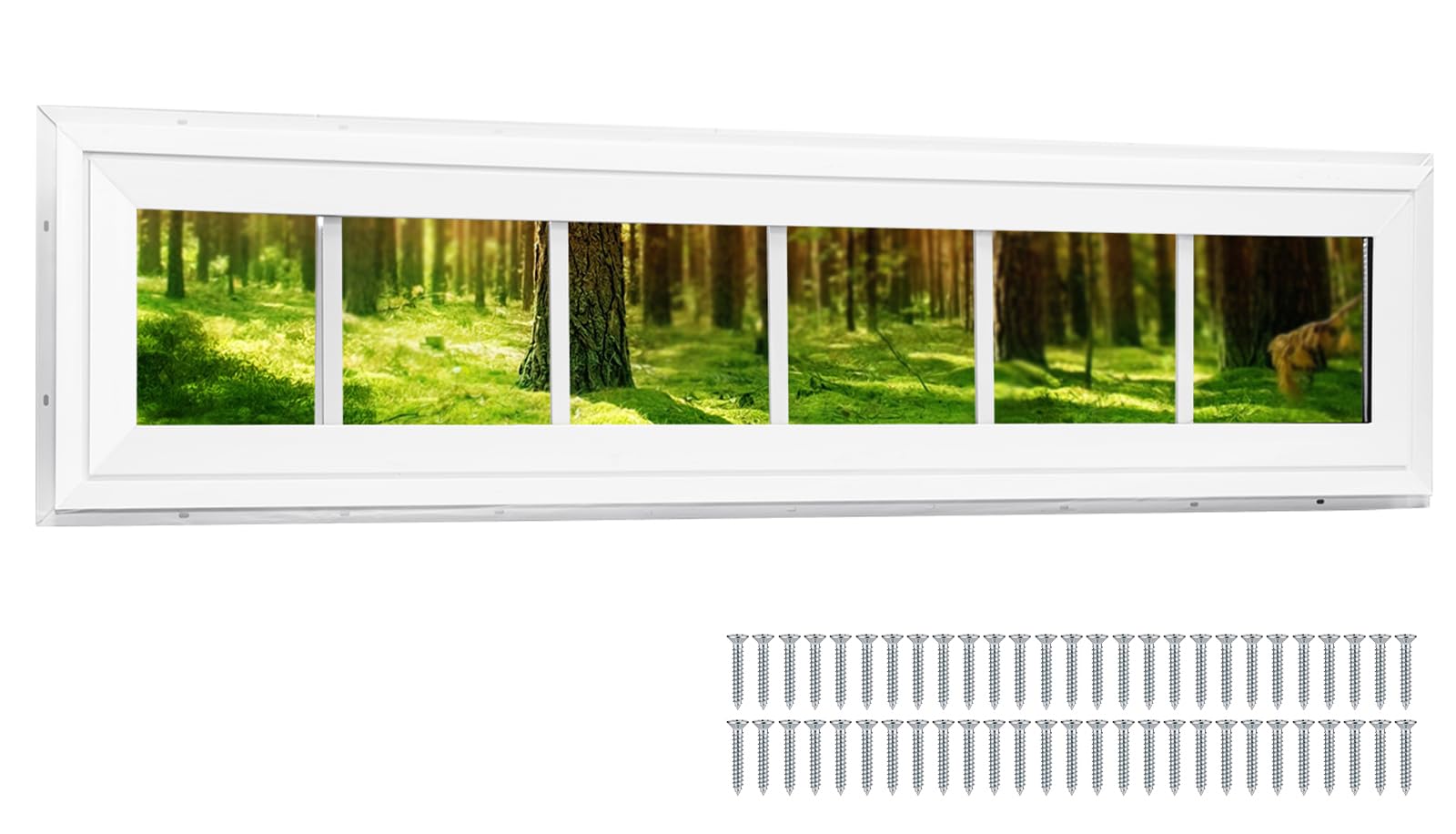 NeatiEase Vinyl Transom Window (Fixed Grid)