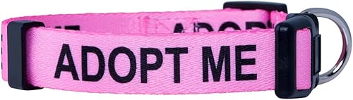 Native Pup Adopt Me - Collar de perro (talla L, rosa)