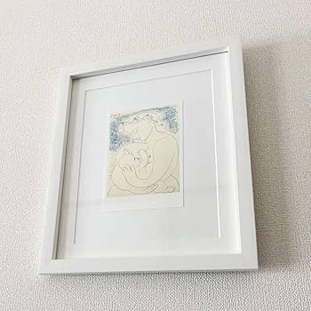 パブロ・ピカソ、【母性】、希少画集画、新品高級額・額装付 Amazon.co.jp: パブロ・ピカソ（Pablo Picasso）、Young woman