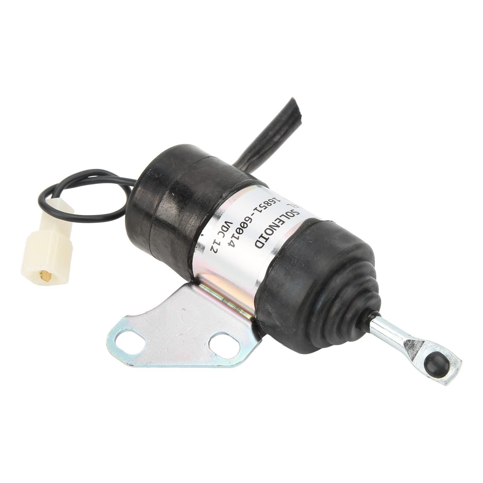 Akozon Solenoide di Spegnimento Carburante, Taglio di Arresto 12VDC in Lega di Alluminio di Alta qualità per Kubota RTV900T RTV900R B7410D BX1500D