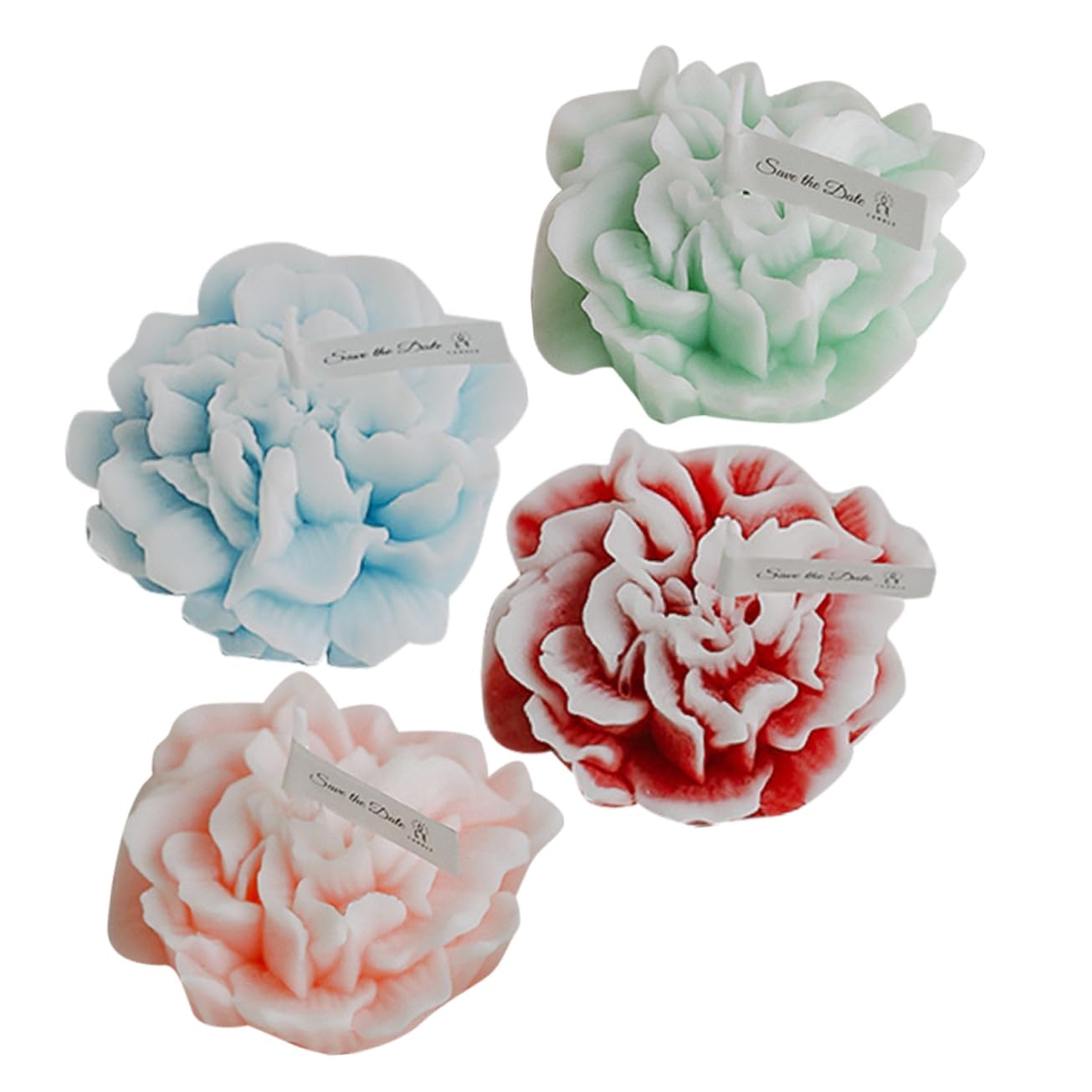 OUNONA 16stücke Duftkerzen Blumenform Aromatische Kerzen Für Zu Muttertag Geburtstagen Und Feiertagen Entspannende Atmosphäre Mit Feinem Handwerk
