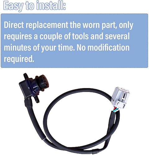 Miniatura 5 de Cámara de respaldo de visión trasera para Dodge Dart 2013-2016 reemplaza 56038990AA 56038990AB 56038990AC 1WY78GW7AA