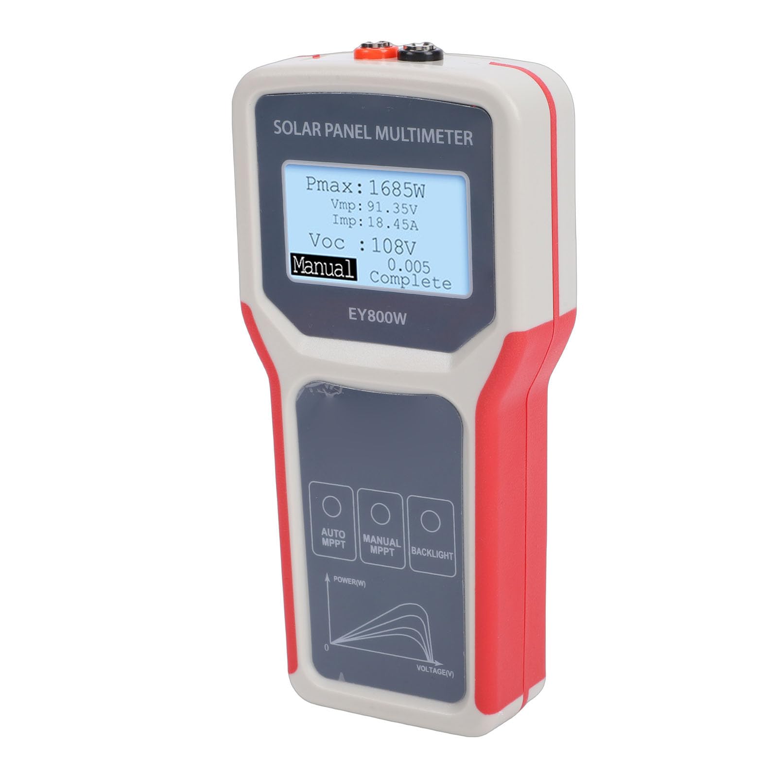 Fafeicy Tester per Pannelli Solari, Multimetro Automatico MPPT 5-800W 12-60V per Utenti e Installatori di Pannelli Fotovoltaici