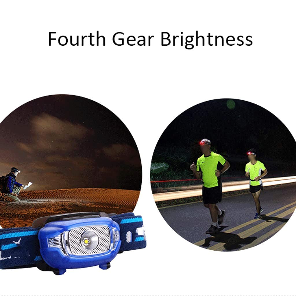 Hands-free Flashlight, Waterproof Light Lamp Torch for Camping Fishing Hiking Night Activities