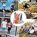 IX INOXTO Hydration Pack Backpack, Lightweight Water Backpack with 2L Hydration Bladder Daypack for Men Women,Running Hydration Vest for Trail Running Hiking Cycling Race Climbing (Light Orange)