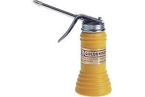 610 Goldenrod Oil Pistol Pump Oiler with Straight Spout