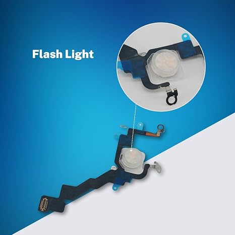 Flash Light Flex Cable Replacement for iPhone 13 Pro - Repair Parts for A2636 A2638 A2639 A2640 A2483 Flashlight Module Connector